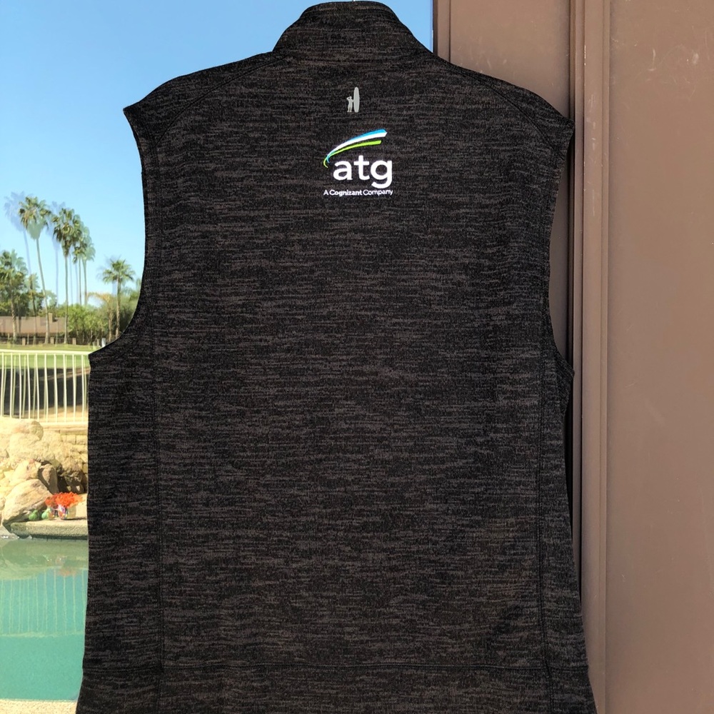 johnnie-O Tahoe 2-Way Zip Front Fleece Vest M - Picture 9 of 13